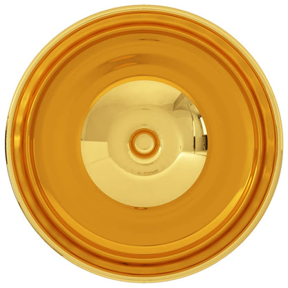 Wastafel 32,5x14 cm keramiek goudkleurig 32.5 x 14 cm Goud