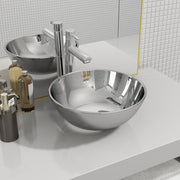 Washbasin 28x10 cm ceramic gold-colored