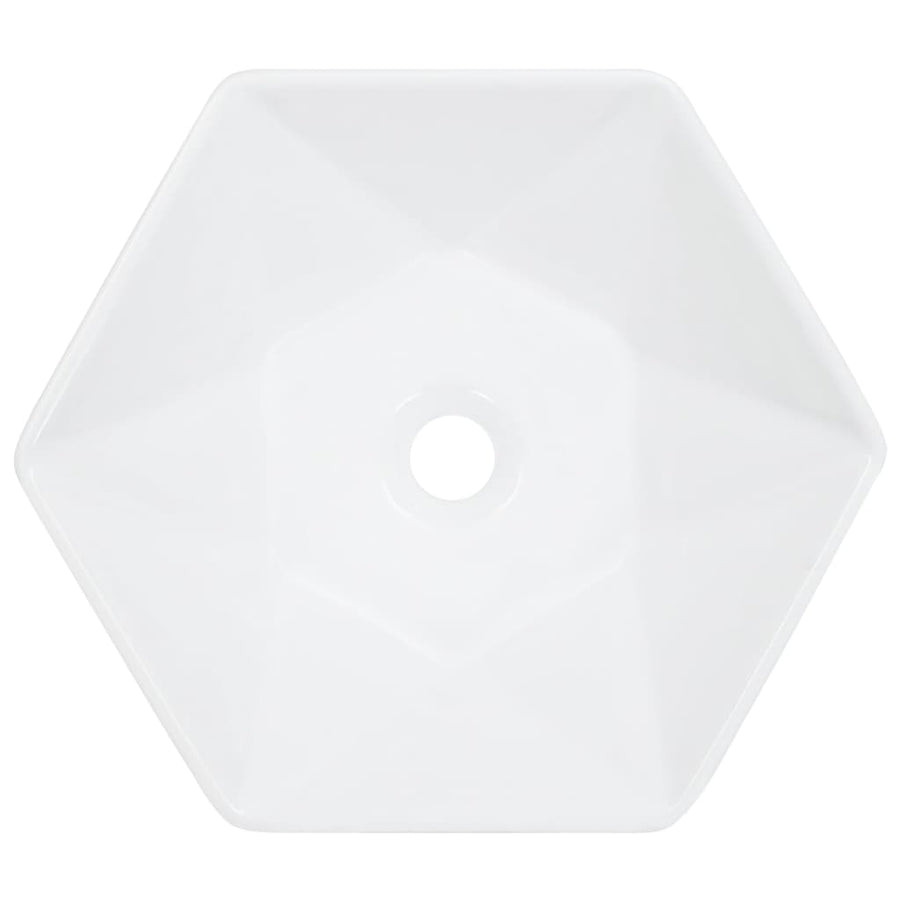 Wastafel 41X36,5X12 Cm Keramiek Wit