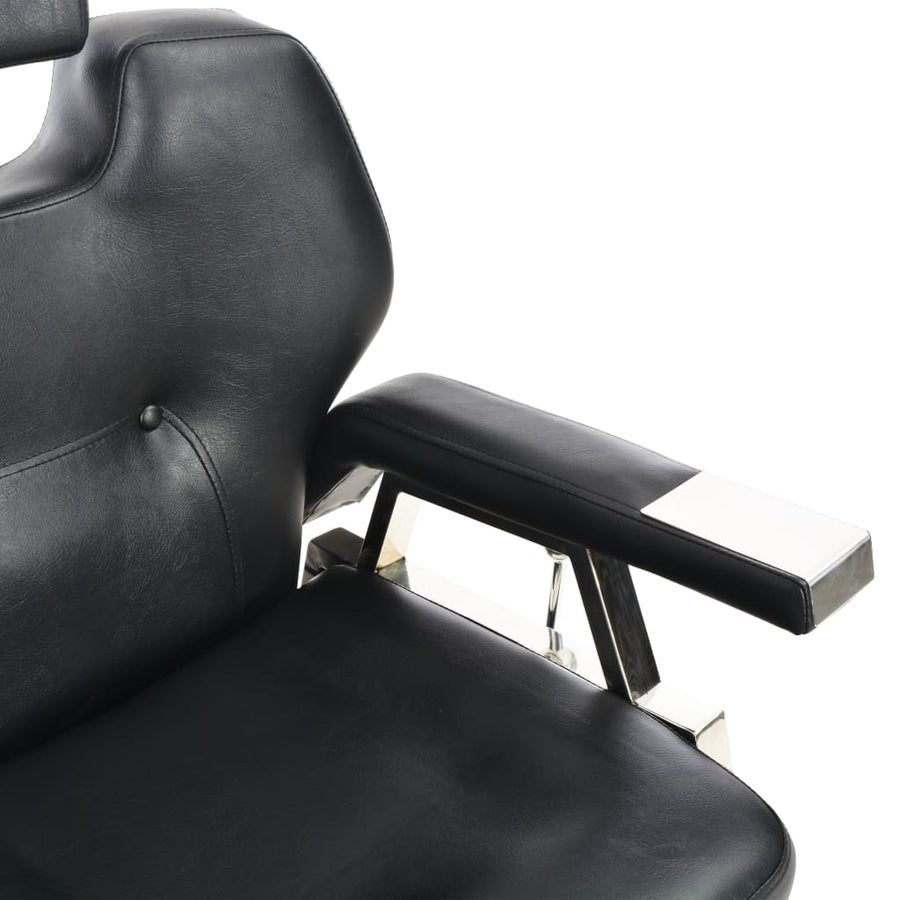 Kappersstoel 72X68X98 Cm Kunstleer Zwart