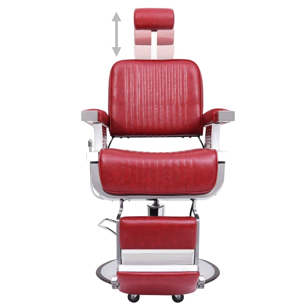 Kappersstoel 68X69X116 Cm Kunstleer Rood