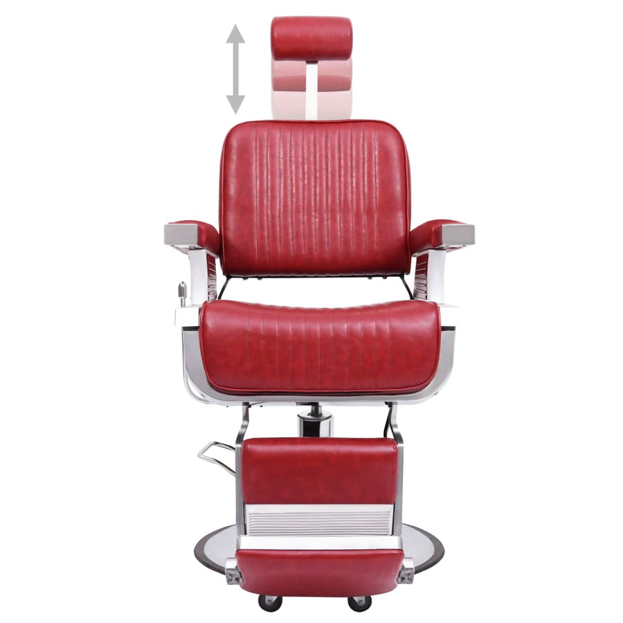 Kappersstoel 68X69X116 Cm Kunstleer Rood