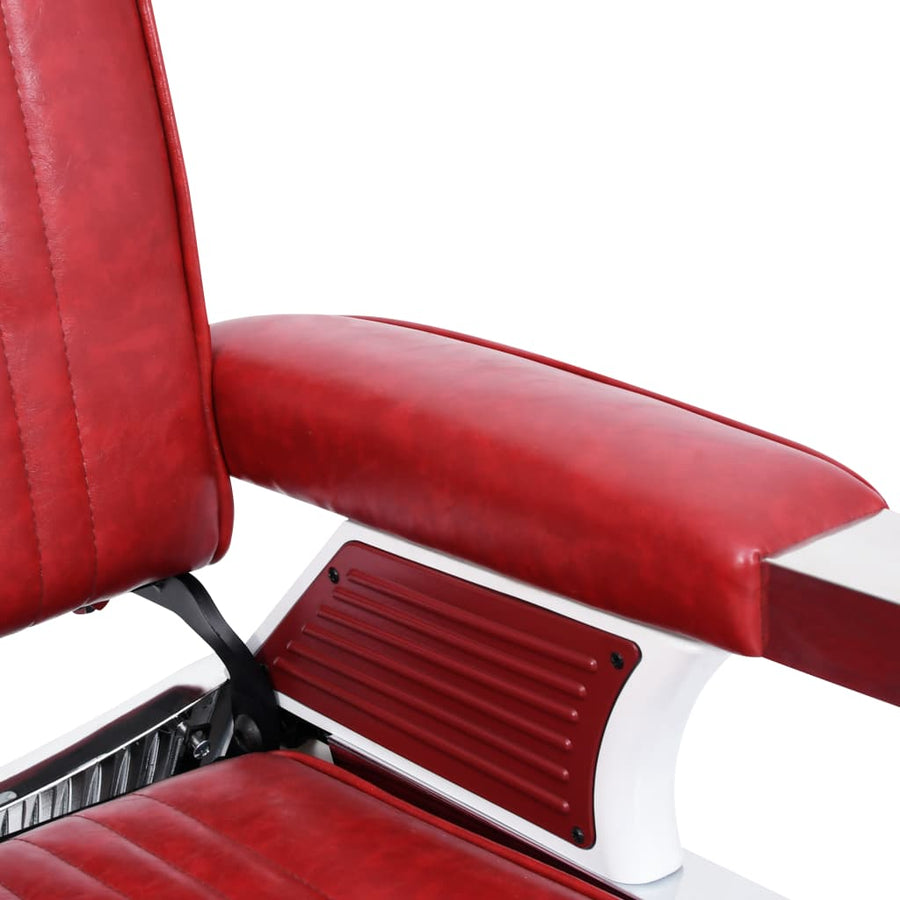Kappersstoel 68X69X116 Cm Kunstleer Rood