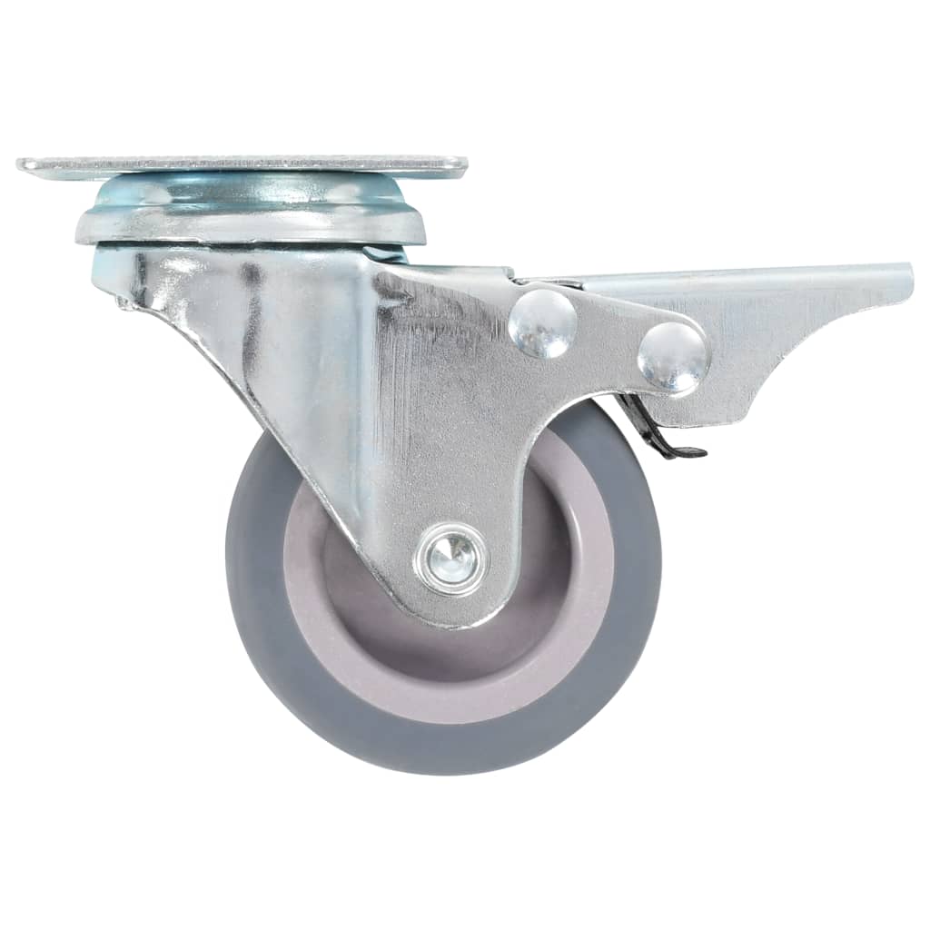 Zwenkwielen Met Dubbele Remmen 4 St 50 Mm 1
