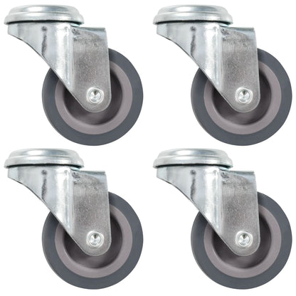 Zwenkwielen Met Boutgaten 50 Mm