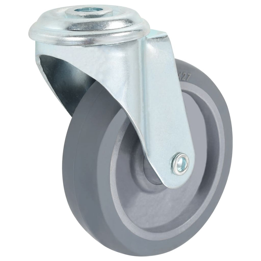Zwenkwielen Met Boutgaten 100 Mm