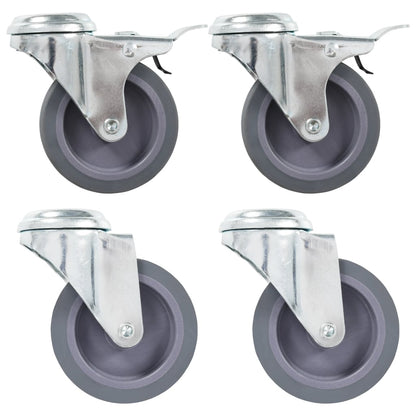 Zwenkwielen Met Boutgaten 75 Mm 4