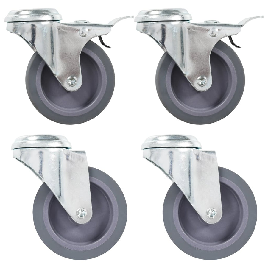 Zwenkwielen Met Boutgaten 75 Mm 4