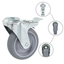 Zwenkwielen Met Boutgaten 4 St 100 Mm