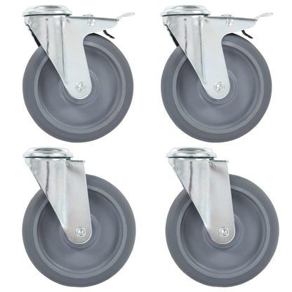 Zwenkwielen Met Boutgaten 125 Mm 4