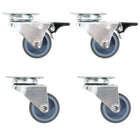 Swivel casters twin 4 pcs 50 mm