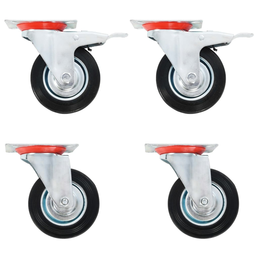 Zwenkwielen 4 St 00 Mm