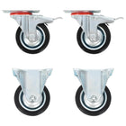 Wielen set 4 stuks 75 mm