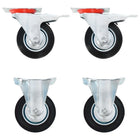 Wielen 100 mm set van 4