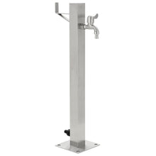Tuinwaterkolom Vierkant 65 Cm Roestvrij Staal