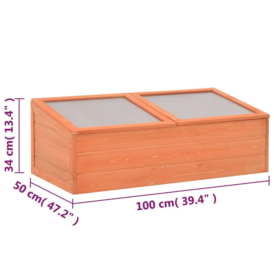 Tuinkas Hout 100 x 50 x 34 cm