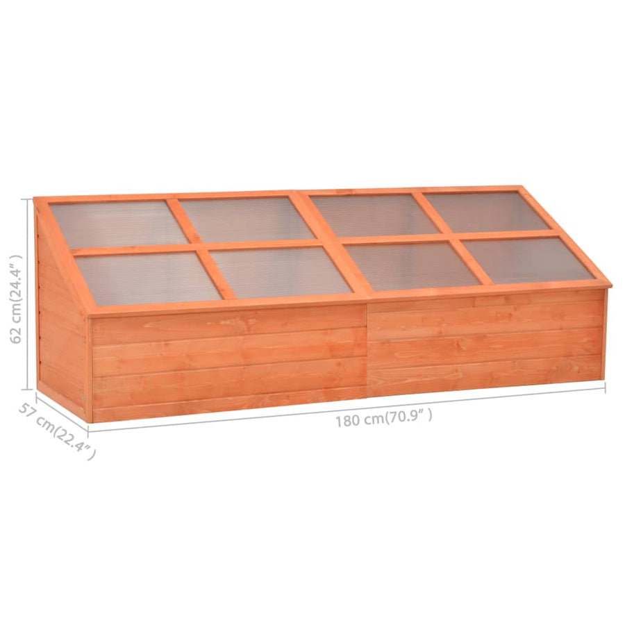 Tuinkas Hout 180 x 57 x 62 cm
