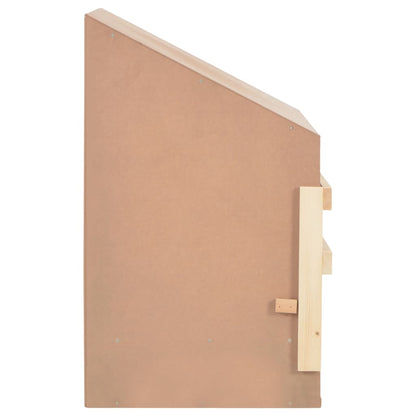 Kippenlegkast 3 Compartimenten Massief Grenenhout 93 x 40 x 65 cm