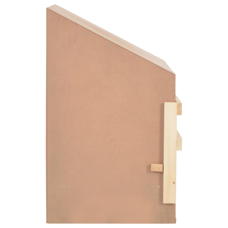 Kippenlegkast 3 Compartimenten Massief Grenenhout 93 x 40 x 65 cm