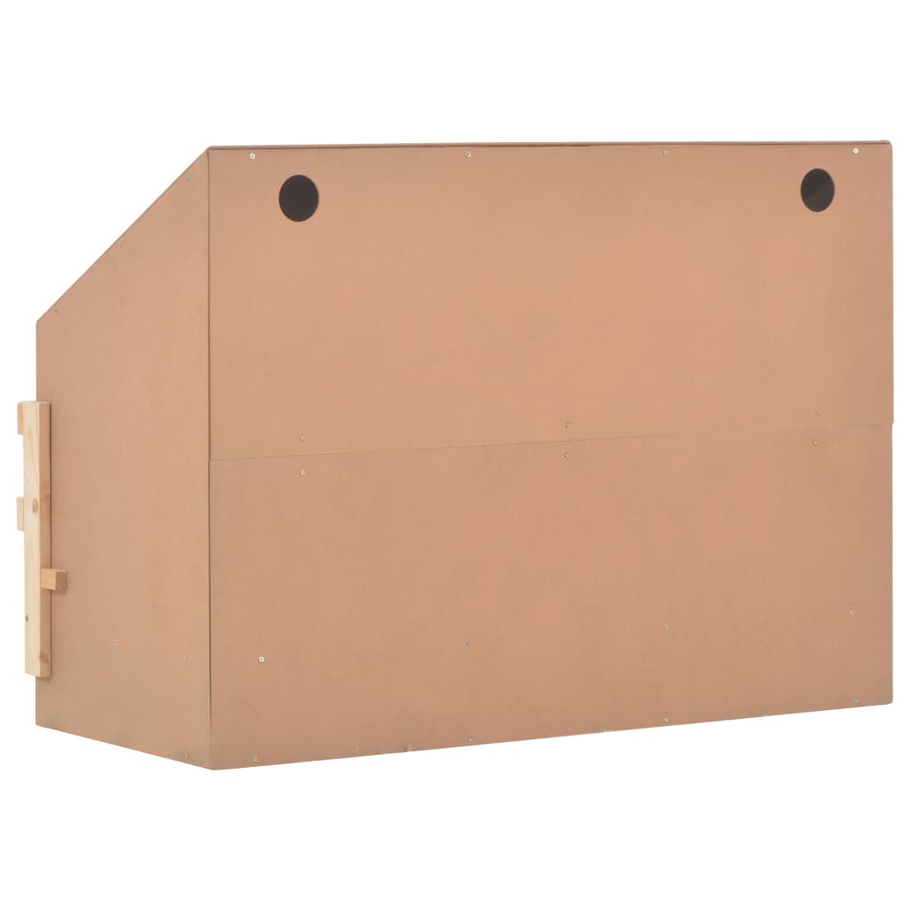 Kippenlegkast 3 Compartimenten Massief Grenenhout 93 x 40 x 65 cm