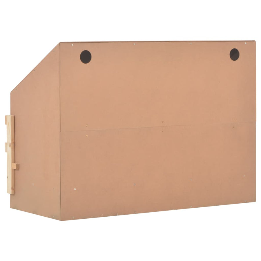 Kippenlegkast 3 Compartimenten Massief Grenenhout 93 x 40 x 65 cm