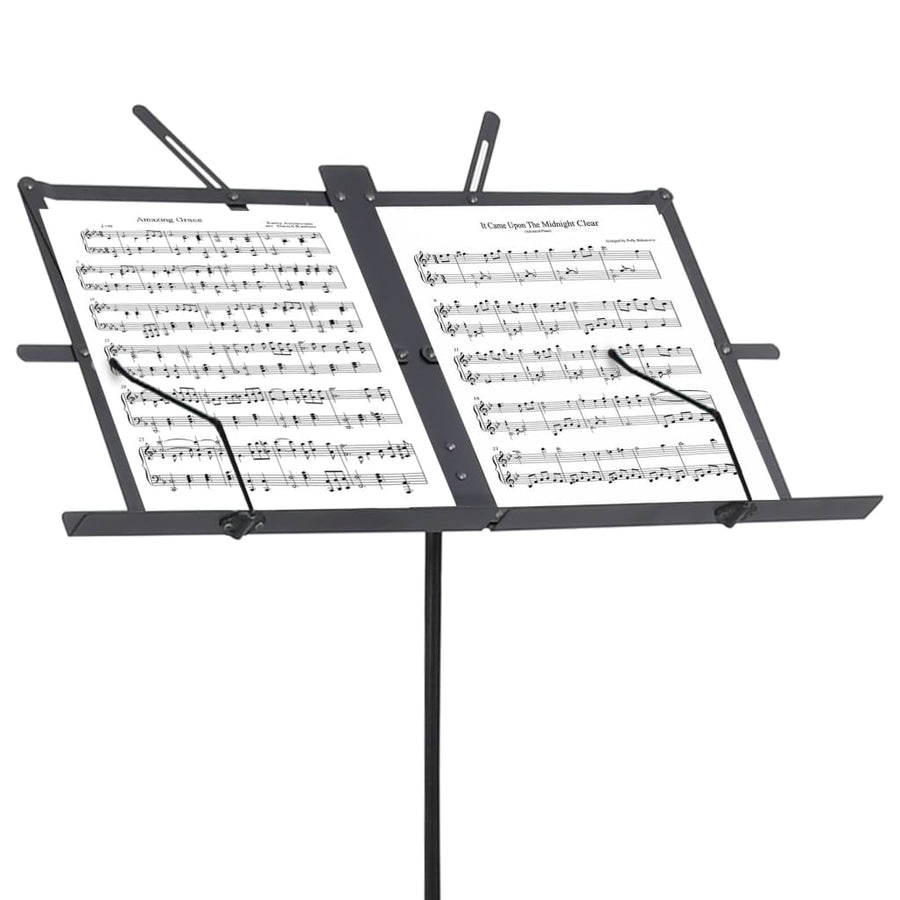 Muziekboekenstandaard Staal Zwart