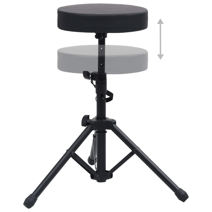 Drumkruk Verstelbaar Rond Zwart