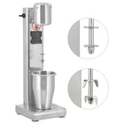 Milkshake mixer 1 L roestvrij staal zilver