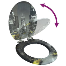 Toiletbril met soft-close deksel New York MDF 1 New York Ja