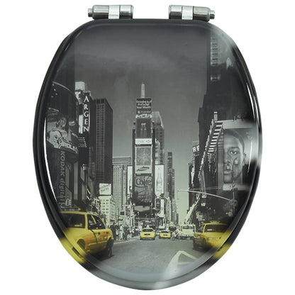 Toiletbril met soft-close deksel New York MDF 1 New York Ja