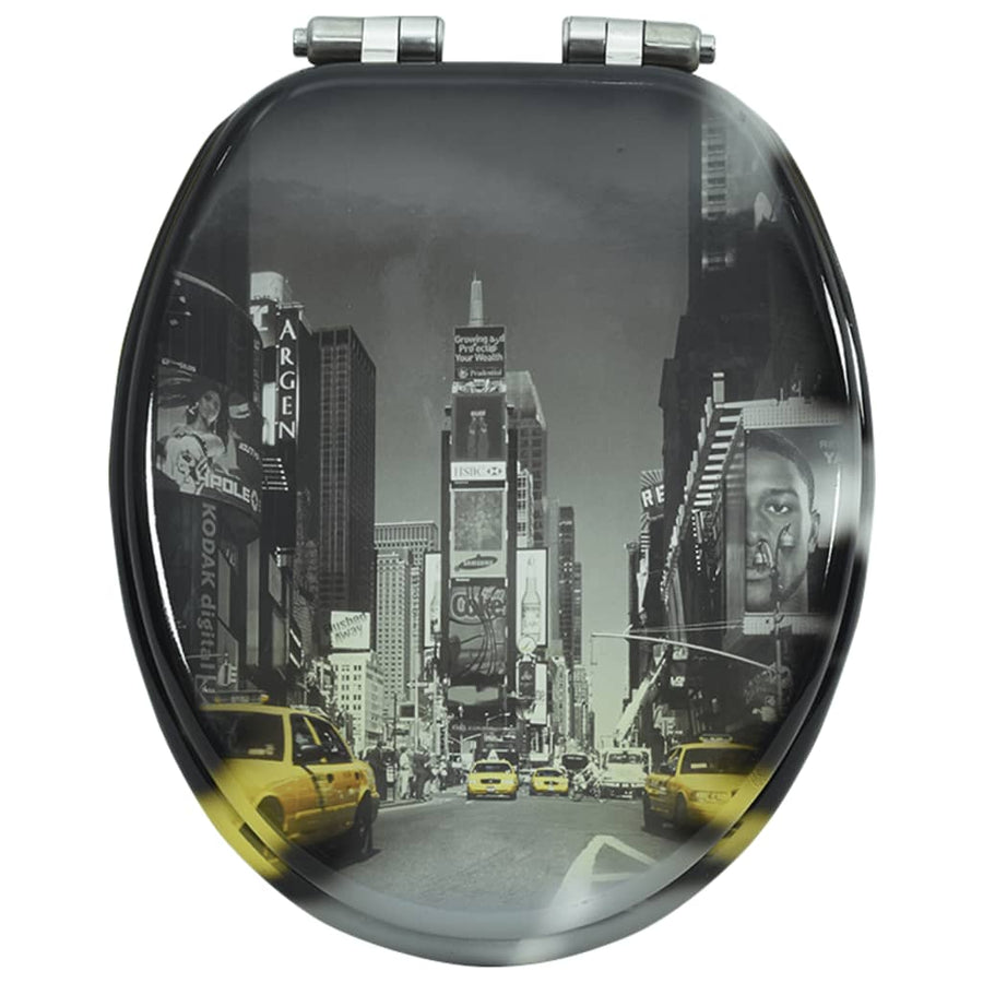 Toiletbril met soft-close deksel New York MDF 1 New York Ja