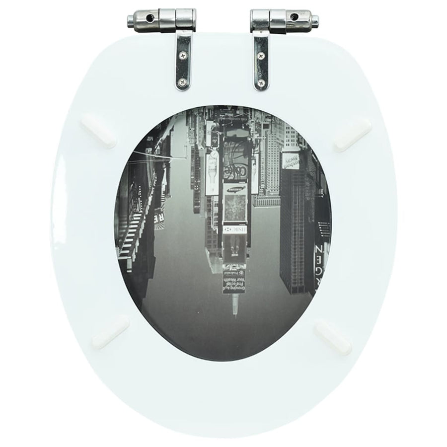 Toiletbril met soft-close deksel New York MDF 1 New York Ja