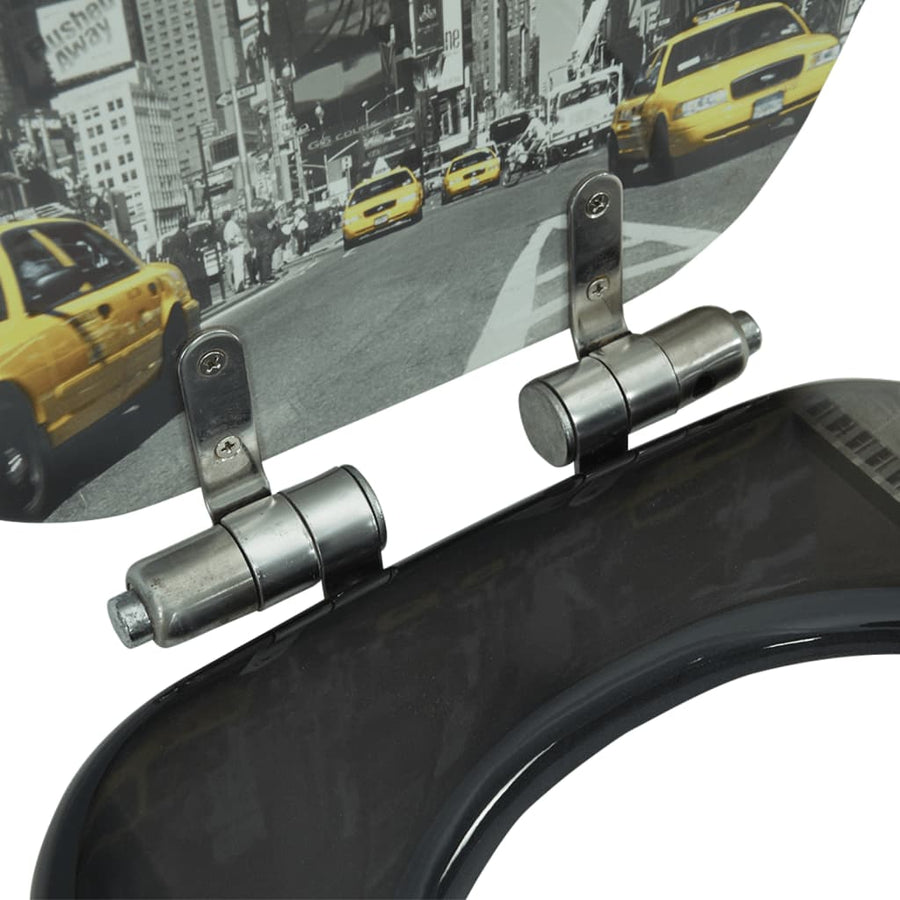 Toiletbril met soft-close deksel New York MDF 1 New York Ja