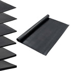 Vloermat anti-slip 3 mm glad 1,2x2 m rubber 1.2 x 2 m/3 mm