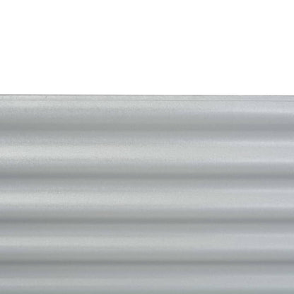 Plantenbak Verhoogd Gegalvaniseerd Staal 160 x 80 x 81 cm Zilver