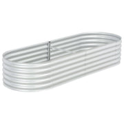 Plantenbak verhoogd 240x80x44 cm gegalvaniseerd staal