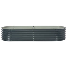 Plantenbak Verhoogd Gegalvaniseerd Staal 240 x 80 x 44 cm Grijs