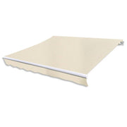 Luifel gemotoriseerd uitschuifbaar 400x300 cm crème