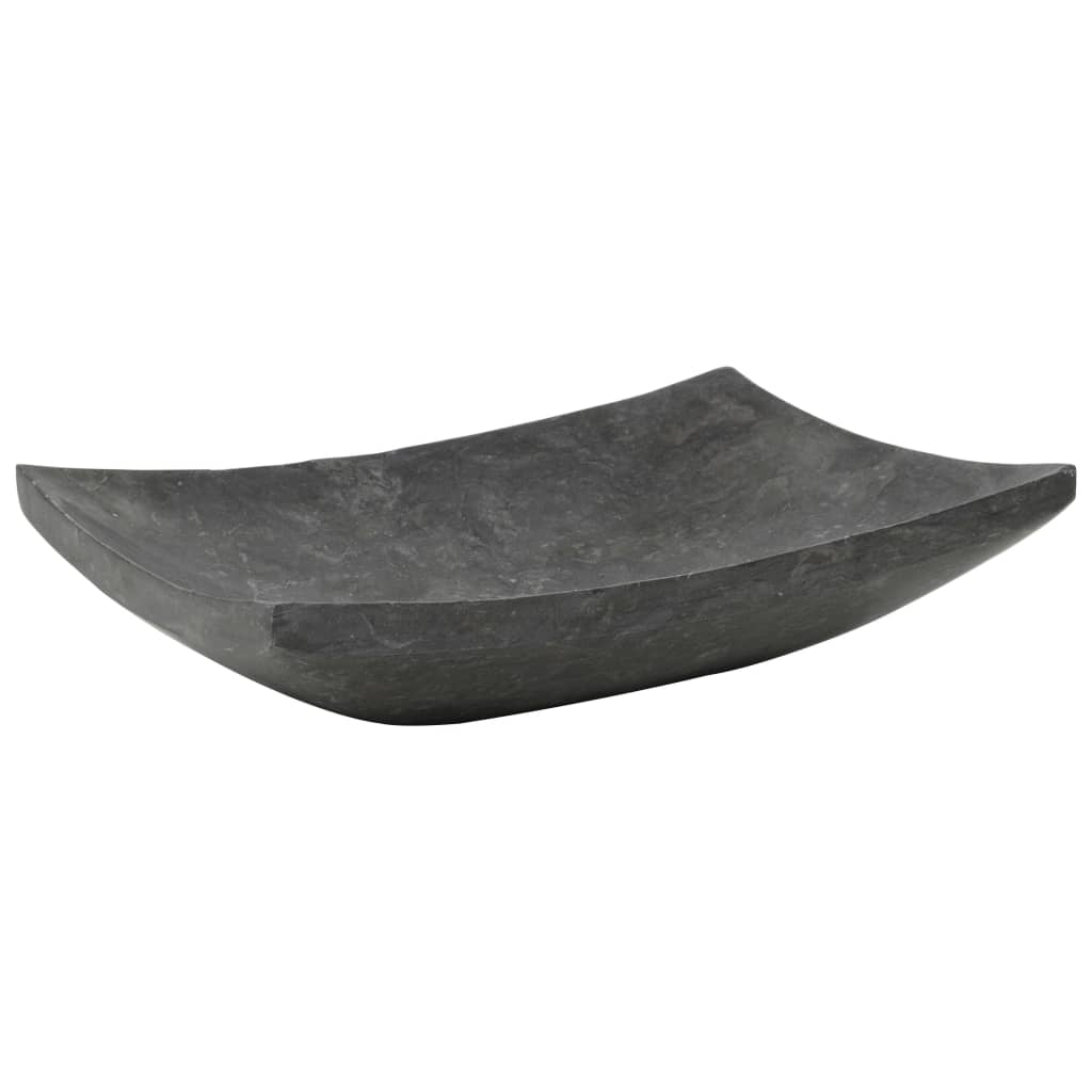 Gootsteen 50X35X12 Cm Marmer Zwart