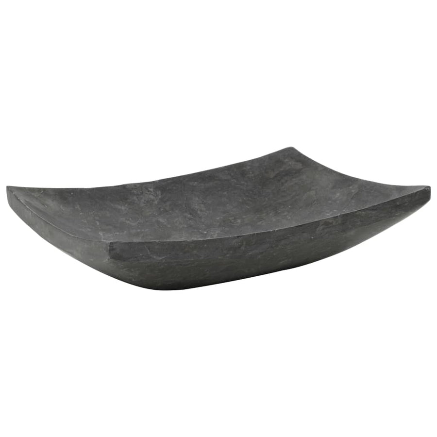 Gootsteen 50X35X12 Cm Marmer Zwart