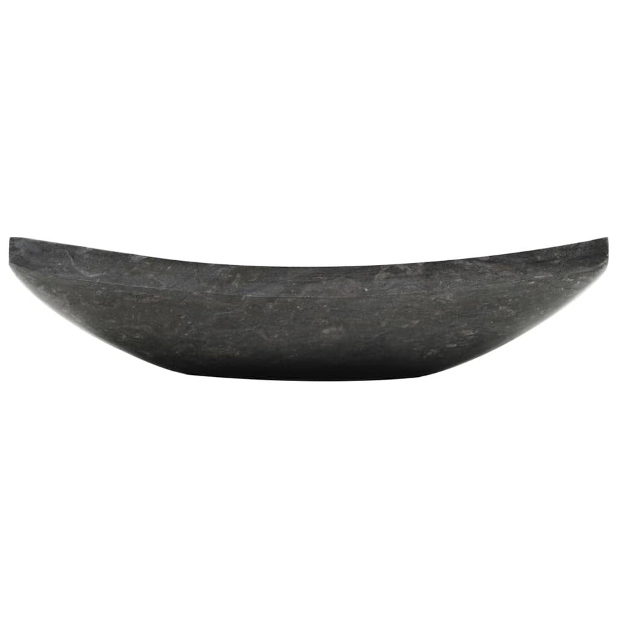 Gootsteen 50X35X12 Cm Marmer Zwart