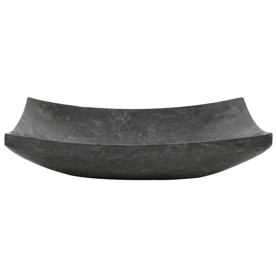 Gootsteen 50X35X12 Cm Marmer Zwart