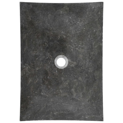Gootsteen 50X35X12 Cm Marmer Zwart