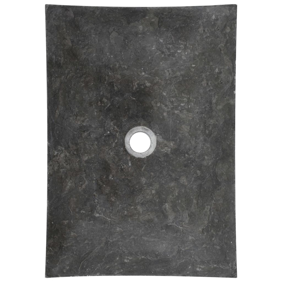 Gootsteen 50X35X12 Cm Marmer Zwart