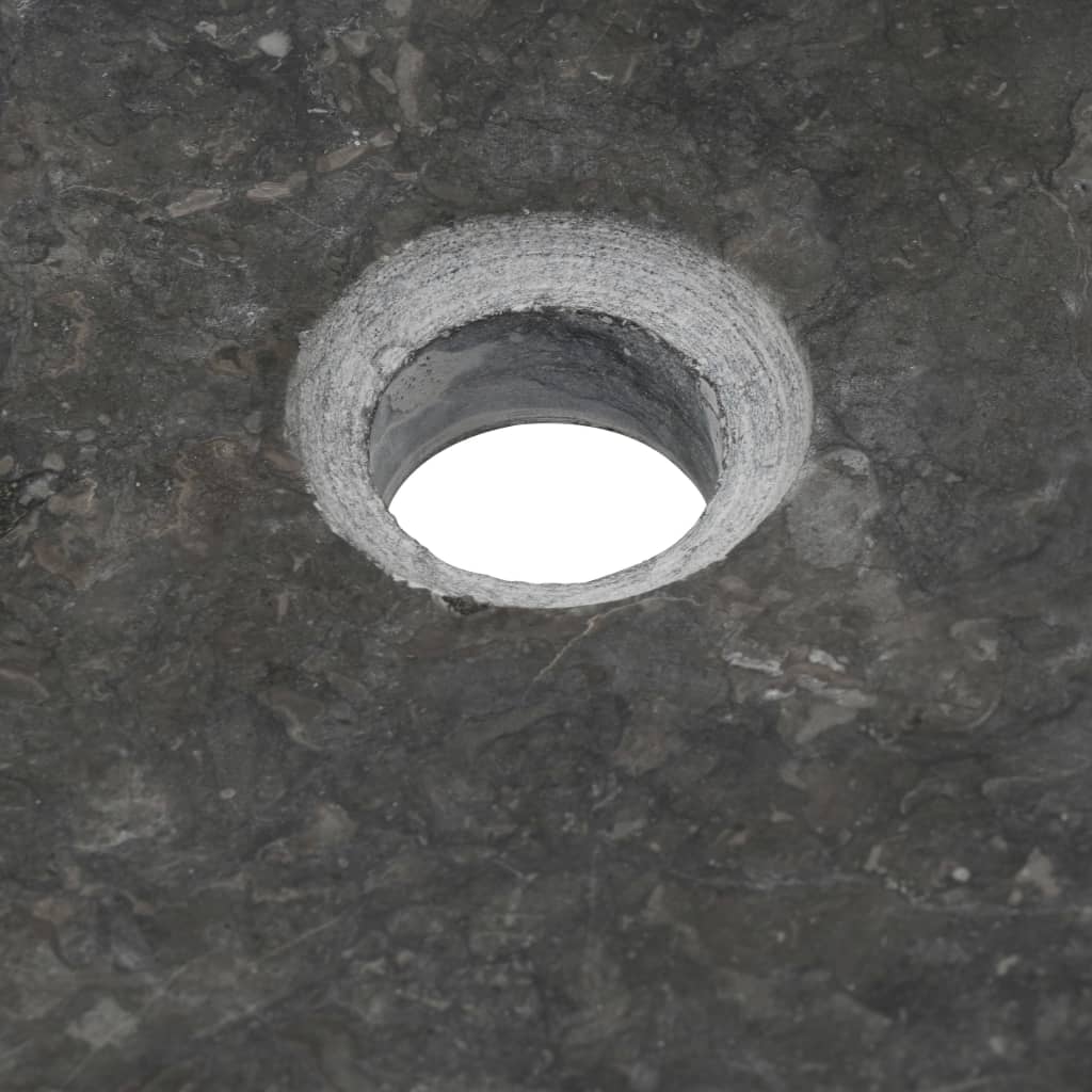 Gootsteen 50X35X12 Cm Marmer Zwart