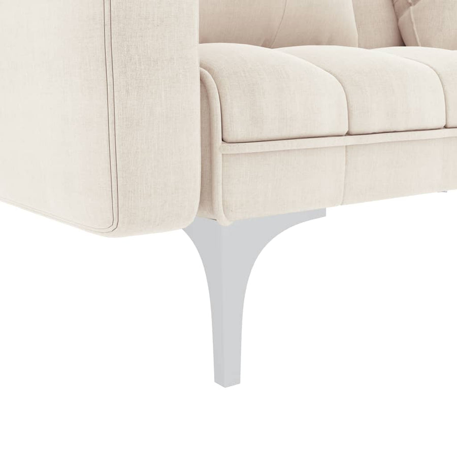 Slaapbank stof crème crème
