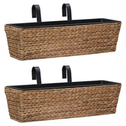 Plantenbakken 2 st waterhyacint 60x20x18 cm