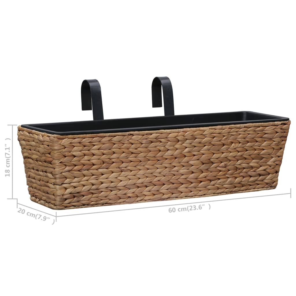 Plantenbakken Waterhyacint Bruin