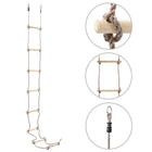 Touwladder 290 cm massief grenenhout