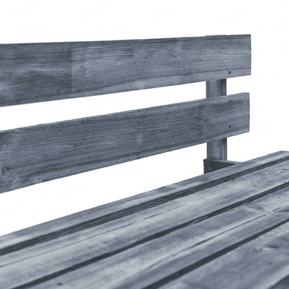 Tuinbank Pallet Met Grijze Kussens Grenenhout 1 Grijs